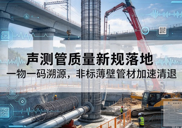 吉首声测管质量新规落地，一物一码溯源，非标薄壁管材加速清退